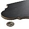 Alhama Provenzal Black 6-1/4" x 12-3/4" Porcelain Floor & Wall Tile - Sold Per Case of 20 - 8.8 Sq. Ft.