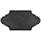 Alhama Provenzal Black 6-1/4" x 12-3/4" Porcelain Floor & Wall Tile - Sold Per Case of 20 - 8.8 Sq. Ft.