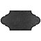 Alhama Provenzal Black 6-1/4" x 12-3/4" Porcelain Floor & Wall Tile - Sold Per Case of 20 - 8.8 Sq. Ft.