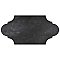 Alhama Provenzal Black 6-1/4" x 12-3/4" Porcelain Floor & Wall Tile - Sold Per Case of 20 - 8.8 Sq. Ft.