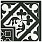 Majestic Orleans Angulo Black 9-3/4 "x 9-3/4" Porcelain Tile - Per Piece - .68 Sq. Ft.