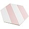 Porto Capri Hex Rose 8-5/8"x 9-7/8" Porcelain Tile - Per Case of 5 Sheets - 5.30 Sq. Ft.
