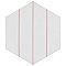 Porto Savona Hex Rose 8-5/8" x 9-7/8" Porcelain Floor & Wall Tile - 25 Tiles Per Case - 11.5 Sq. Ft.