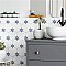 Stella Hex Azul 8-5/8" x 9-7/8" Porcelain Tile - Per Case of 25 Tile - 11.56 Sq. Ft. Per Case