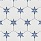 Stella Hex Azul 8-5/8" x 9-7/8" Porcelain Tile - Per Case of 25 Tile - 11.56 Sq. Ft. Per Case