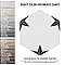 Stella Hex Nero 8-5/8"x 9-7/4" Ceramic Tile - Per Case of 25 Pieces - 11.50 Sq. Ft.