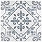 Atlantic Azul 17-5/8" x 17-5/8" Ceramic Floor & Wall Tile - 7 Tiles Per Case - 15.33 Sq. Ft.
