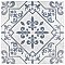 Atlantic Azul 17-5/8" x 17-5/8" Ceramic Floor & Wall Tile - 7 Tiles Per Case - 15.33 Sq. Ft.