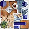 Sentier des Ocres Deco 7-7/8" x 7-7/8" Porc Floor/Wall Tile - 16 Per Case - 7.2 Sq. Ft. Per Case