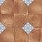 Sentier des Ocres Deco 7-7/8" x 7-7/8" Porc Floor/Wall Tile - 16 Per Case - 7.2 Sq. Ft. Per Case