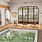 Sentier des Ocres Deco Green 7-7/8" x 7-7/8" Porcelain Floor and Wall Tile - 16 Tiles Per Case - 7.2 Square Feet