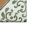 Sentier des Ocres Deco Green 7-7/8" x 7-7/8" Porcelain Floor and Wall Tile - 16 Tiles Per Case - 7.2 Square Feet