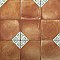 Sentier des Ocres Deco Green 7-7/8" x 7-7/8" Porcelain Floor and Wall Tile - 16 Tiles Per Case - 7.2 Square Feet