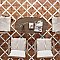 Sentier des Ocres Treillis Green 7-7/8" x 7-7/8" Porcelain Floor and Wall Tile - 16 Tiles Per Case - 7.2 Square Feet