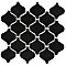 Metro Lantern Glossy Black 9-1/2" x 10-3/4" Porcelain Mosaic Tile - 10 Tiles Per Case - 7.3 Sq. Ft.