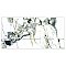 Touche Jade 11-3/4" x 23-1/2" Porcelain Floor and Wall Tile - 6 Tiles Per Case - 11.58 Square Feet