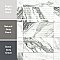 Touche Pleated Deco Zebre 11-3/4" x 23-1/2" Porcelain Floor and Wall Tile - 6 Tiles Per Case - 11.58 Square Feet