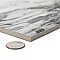 Touche Pleated Deco Zebre 11-3/4" x 23-1/2" Porcelain Floor and Wall Tile - 6 Tiles Per Case - 11.58 Square Feet