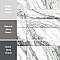 Touche Pleated Deco Zebre 23-1/2" x 47-1/8" Porcelain Floor and Wall Tile - 2 Tiles Per Case - 15.44 Square Feet