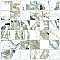 Touche 2" Square Jade 11-3/4" x 11-3/4" Porcelain Mosaic Tile - 1 Tiles Per Case - 0.98 Square Feet