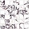 Touche 2" Square Rubis 11-3/4" x 11-3/4" Porcelain Mosaic Tile - 1 Tiles Per Case - 0.98 Square Feet
