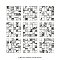 Touche 2" Square Zebre 11-3/4" x 11-3/4" Porcelain Mosaic Tile - 1 Tiles Per Case - 0.98 Square Feet