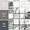 Touche 2" Square Zebre 11-3/4" x 11-3/4" Porcelain Mosaic Tile - 1 Tiles Per Case - 0.98 Square Feet