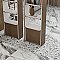 Touche 2" Square Zebre 11-3/4" x 11-3/4" Porcelain Mosaic Tile - 1 Tiles Per Case - 0.98 Square Feet