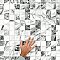 Touche 2" Square Zebre 11-3/4" x 11-3/4" Porcelain Mosaic Tile - 1 Tiles Per Case - 0.98 Square Feet