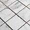 Touche 2" Square Zebre 11-3/4" x 11-3/4" Porcelain Mosaic Tile - 1 Tiles Per Case - 0.98 Square Feet