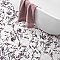 Touche 4" Hex Rubis 11-3/4" x 13-5/8" Porcelain Mosaic Tile - 1 Tiles Per Case - 1.13 Square Feet