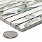 Touche Brick Stacked Jade 11-3/4" x 11-3/4" Porcelain Mosaic Tile - 1 Tiles Per Case - 0.98 Square Feet