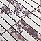 Touche Brick Stacked Rubis 11-3/4" x 11-3/4" Porcelain Mosaic Tile - 1 Tiles Per Case - 0.98 Square Feet