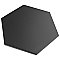 Apini Hex Matte Black 9-1/8" x 10-1/2" Porc Floor & Wall Tile - Sold Per Case of 14 - 7.14 Sq. Ft.