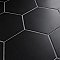 Apini Hex Matte Black 9-1/8" x 10-1/2" Porc Floor & Wall Tile - Sold Per Case of 14 - 7.14 Sq. Ft.