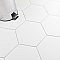 Apini Hex Matte White 9-1/8" x 10-1/2" Porc Floor & Wall Tile - Sold Per Case of 14 - 7.14 Sq. Ft.