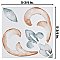 Saint Germain Chaud Deco Flore 5-3/4" x 5-3/4" Porcelain Floor & Wall Tile - 10.46 Sq. Ft - 44 Tiles Per Case