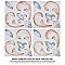Saint Germain Chaud Deco Flore 5-3/4" x 5-3/4" Porcelain Floor & Wall Tile - 10.46 Sq. Ft - 44 Tiles Per Case