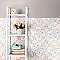 Saint Germain Chaud Deco Jules 5-3/4" x 5-3/4" Porcelain Floor & Wall Tile - 10.46 Sq. Ft - 44 Tiles Per Case
