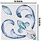 Saint Germain Gele Deco Flore 5-3/4" x 5-3/4" Porcelain Floor & Wall Tile - 10.46 Sq. Ft - 44 Tiles Per Case