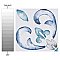 Saint Germain Gele Deco Flore 5-3/4" x 5-3/4" Porcelain Floor & Wall Tile - 10.46 Sq. Ft - 44 Tiles Per Case