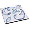 Saint Germain Gele Deco Flore 5-3/4" x 5-3/4" Porcelain Floor & Wall Tile - 10.46 Sq. Ft - 44 Tiles Per Case