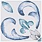 Saint Germain Gele Deco Flore 5-3/4" x 5-3/4" Porcelain Floor & Wall Tile - 10.46 Sq. Ft - 44 Tiles Per Case