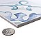 Saint Germain Gele Deco Jules 5-3/4" x 5-3/4" Porcelain Floor & Wall Tile - 10.46 Sq. Ft - 44 Tiles Per Case