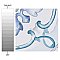 Saint Germain Gele Deco Jules 5-3/4" x 5-3/4" Porcelain Floor & Wall Tile - 10.46 Sq. Ft - 44 Tiles Per Case