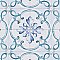 Saint Germain Gele Deco Jules 5-3/4" x 5-3/4" Porcelain Floor & Wall Tile - 10.46 Sq. Ft - 44 Tiles Per Case