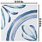 Saint Germain Gele Deco Rivette 5-3/4" x 5-3/4" Porcelain Floor & Wall Tile - 10.46 Sq. Ft - 44 Tiles Per Case