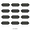 Kite Black 3-7/8" x 11-3/4" Porcelain Floor & Wall Tile - 40 Tiles Per Case - 11.2 Sq. Ft.