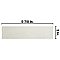 Coco Matte Cloud White 2" x 5-7/8" Porcelain Floor & Wall Tile - 66 Tiles Per Case - 5.94 Sq. Ft.