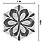 Classico Bardiglio Hex Daisy 7" x 8" Porcelain Floor & Wall Tile - Per Case of 25 - 7.50 Sq. Ft.